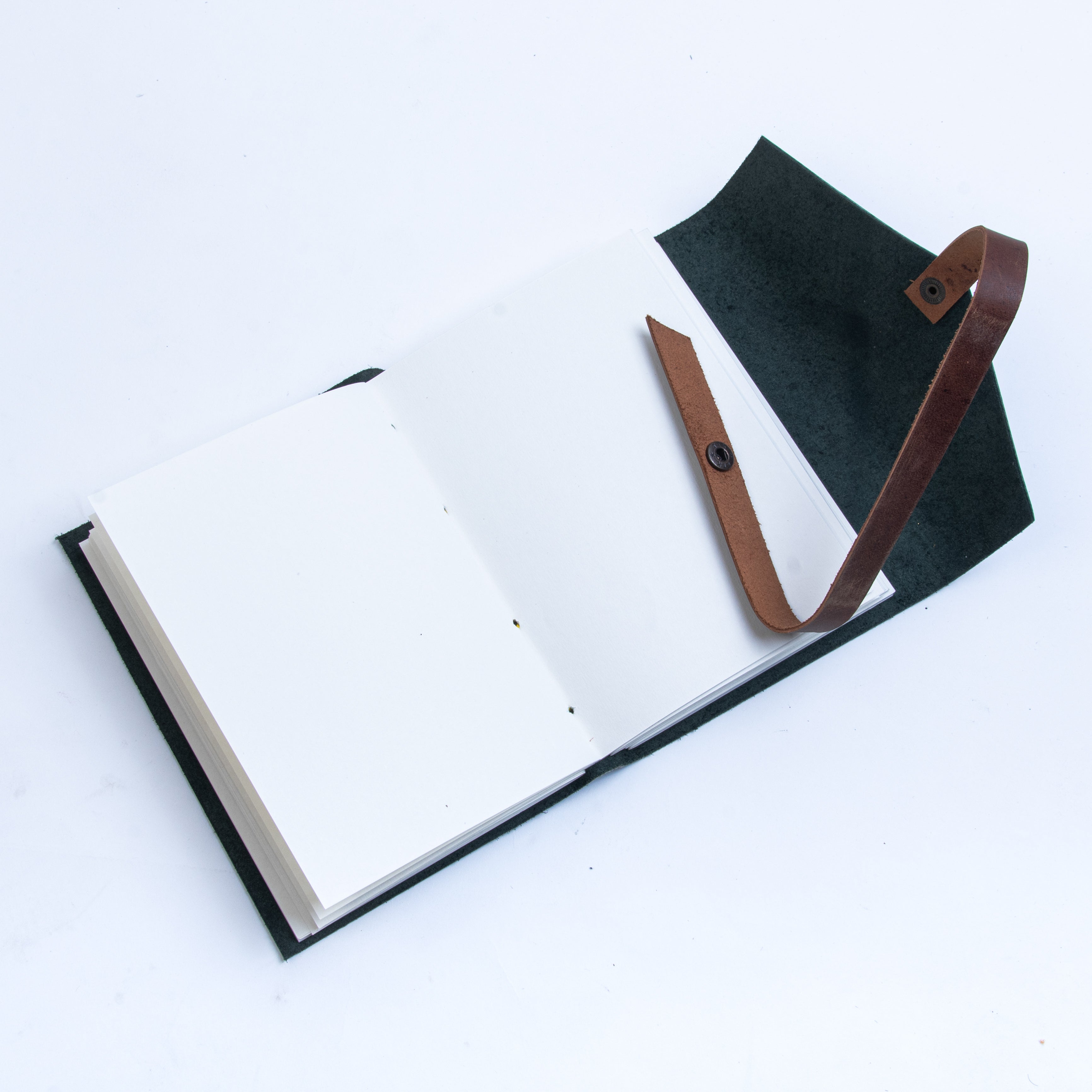 Vintage Leather Journal Diary with Belt